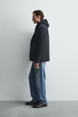 ZARA ДЖИНСЫ STRAIGHT FIT LIMITED EDITION, ВЫЦВЕТШИЙ СИНИЙ