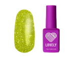 Гель-лак со светоотражающими частицами Lovely, оттенок лайма, 7 ml