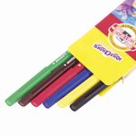 Фломастеры ЮНЛАНДИЯ "Подводный мир" (KOH-I-NOOR EXCLUSIVE), 6 цветов, трехгранные, 151622, 771002JF24KS