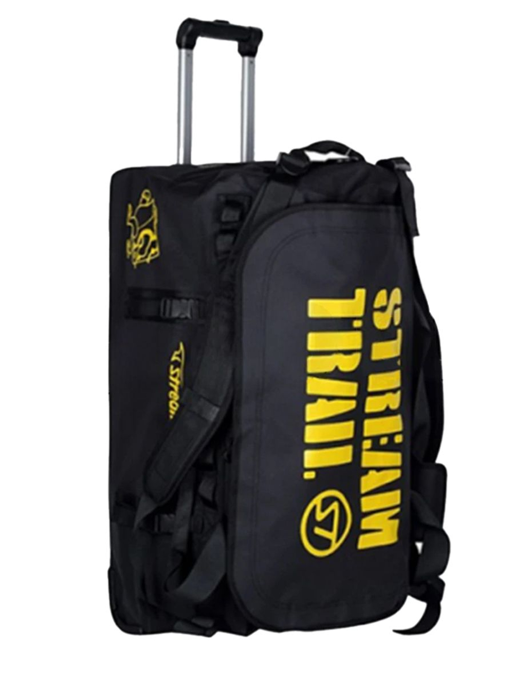 Сумка влагозащитная на колесах Stream Trail Shinano II Black/Yellow 95L