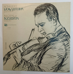 Винтажная виниловая пластинка Борис Гольдштейн (скрипка) Recital Of B.Goldstein Элла Селькина (фортепиано) Скрябин, Гендель, Прокофьев, Дебюсси, Бетховен (СССР)