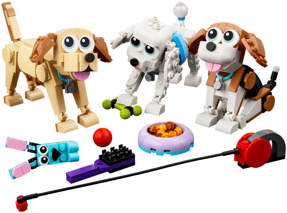 Конструктор LEGO Creator 31137 Очаровательные собаки (3 в 1)