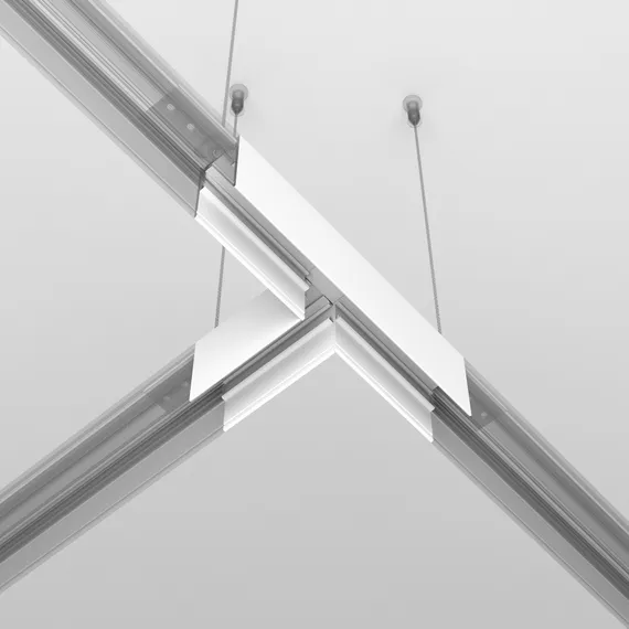 Коннектор Т-образный Exility накладной белый Technical tra034ct-41w
