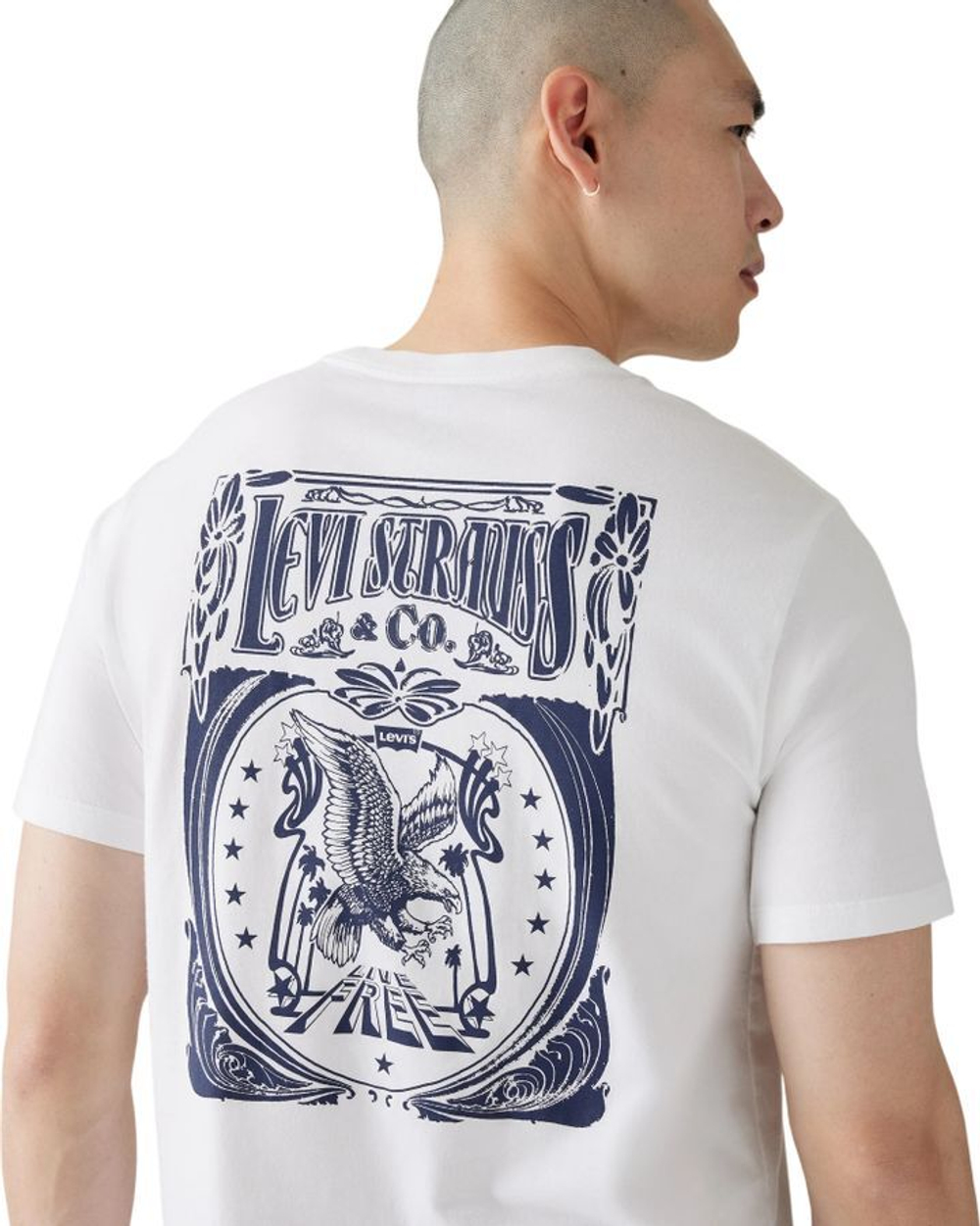 Футболка Levis GRAPHIC CREWNECK TEE белый