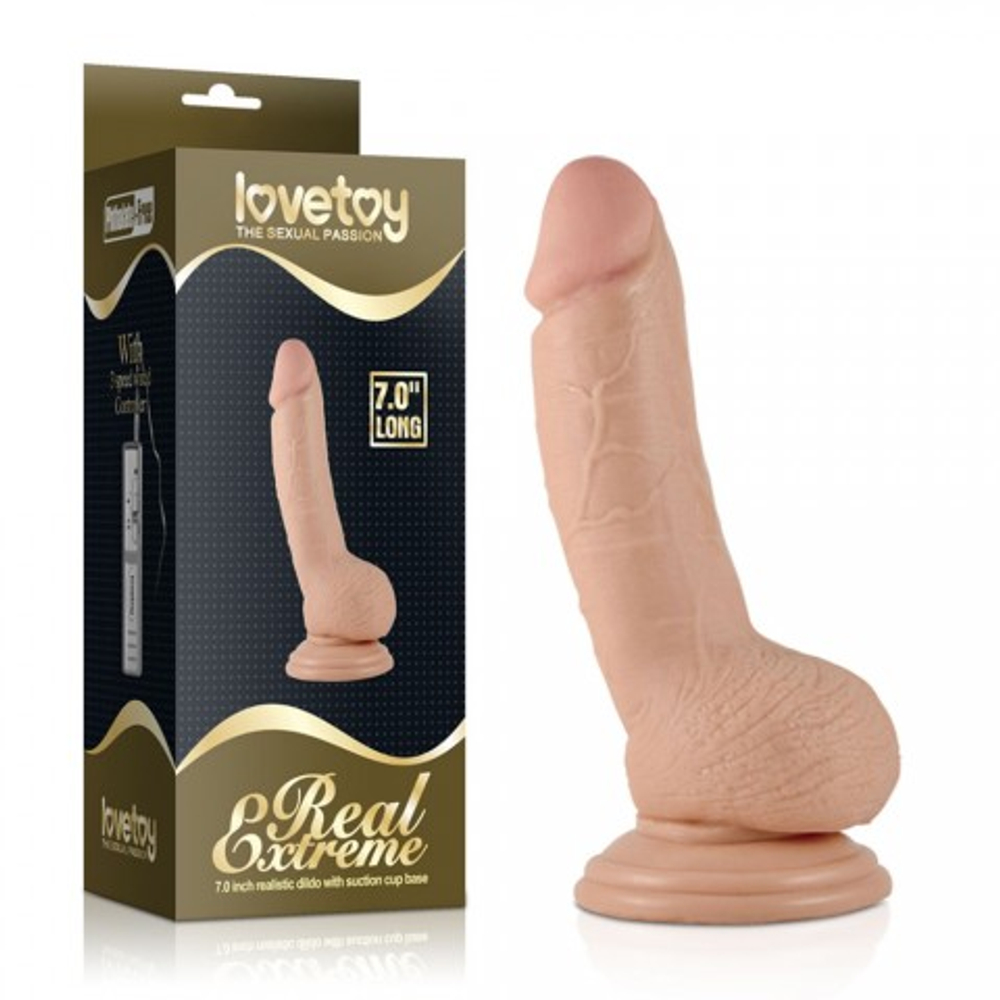 Реалистичный фаллоимитатор Lovetoy (18×3,5 см)