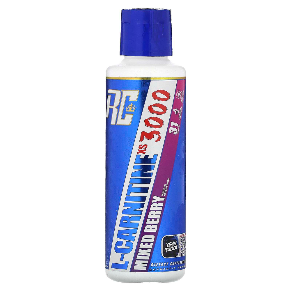 Ronnie Coleman, Vital Edition, L-карнитин XS 3000, ягодное ассорти, 473,28 мл (16 жидк. унц.)