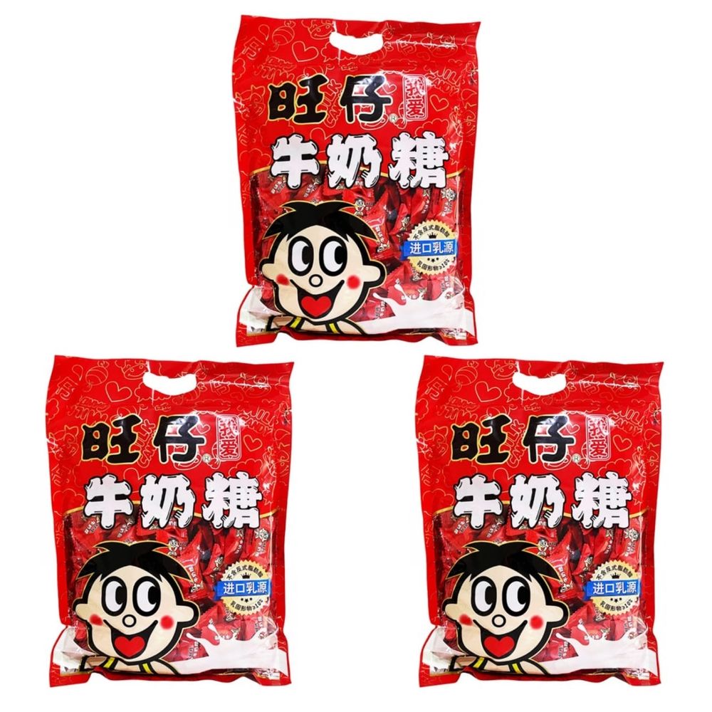 Конфеты Wangzi со вкусом молока 318 г x 3 шт