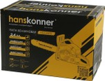 Бензопила HANSKONNER HGC4516 1.6 квт, шина 16"