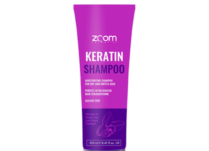 ZOOM Дом. Уход Keratin Шампунь Shampoo Шампунь бессульфатный