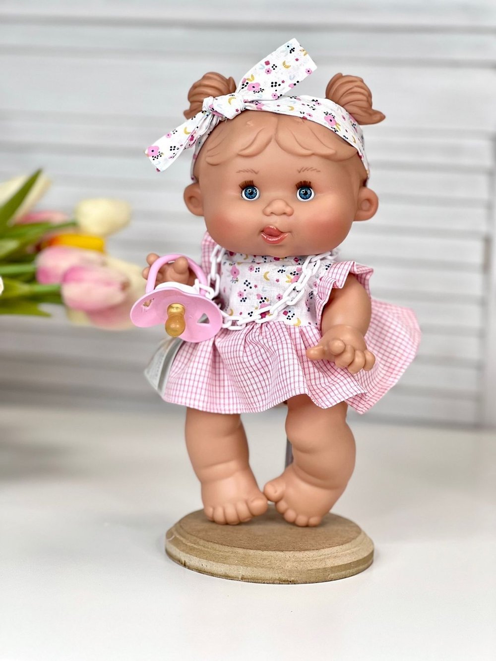 Пупс Nines 26см PEPOTE с закрыв.глазками (N814K1)