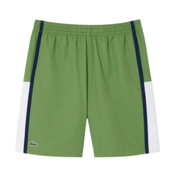 Мужские теннисные шорты Lacoste Sport Colourblock Panels Lightweight - green/white/navy