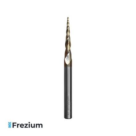 Коническая сферическая фреза твердосплавная для 3D-обработки "O.G.Germany" (6x6x30.5x70 R0.5 Z2; 10324804R05)