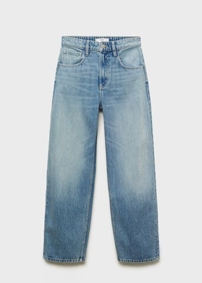 Джинсы barrel с высокой посадкой