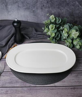 Блюдо овальное 41 см, LINE