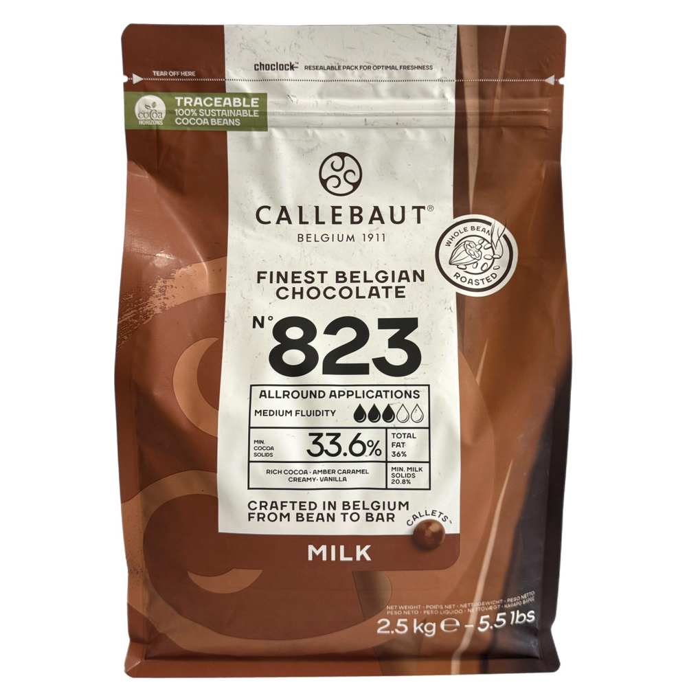 Шоколад молочный 33,6% CALLEBAUT 100 гр