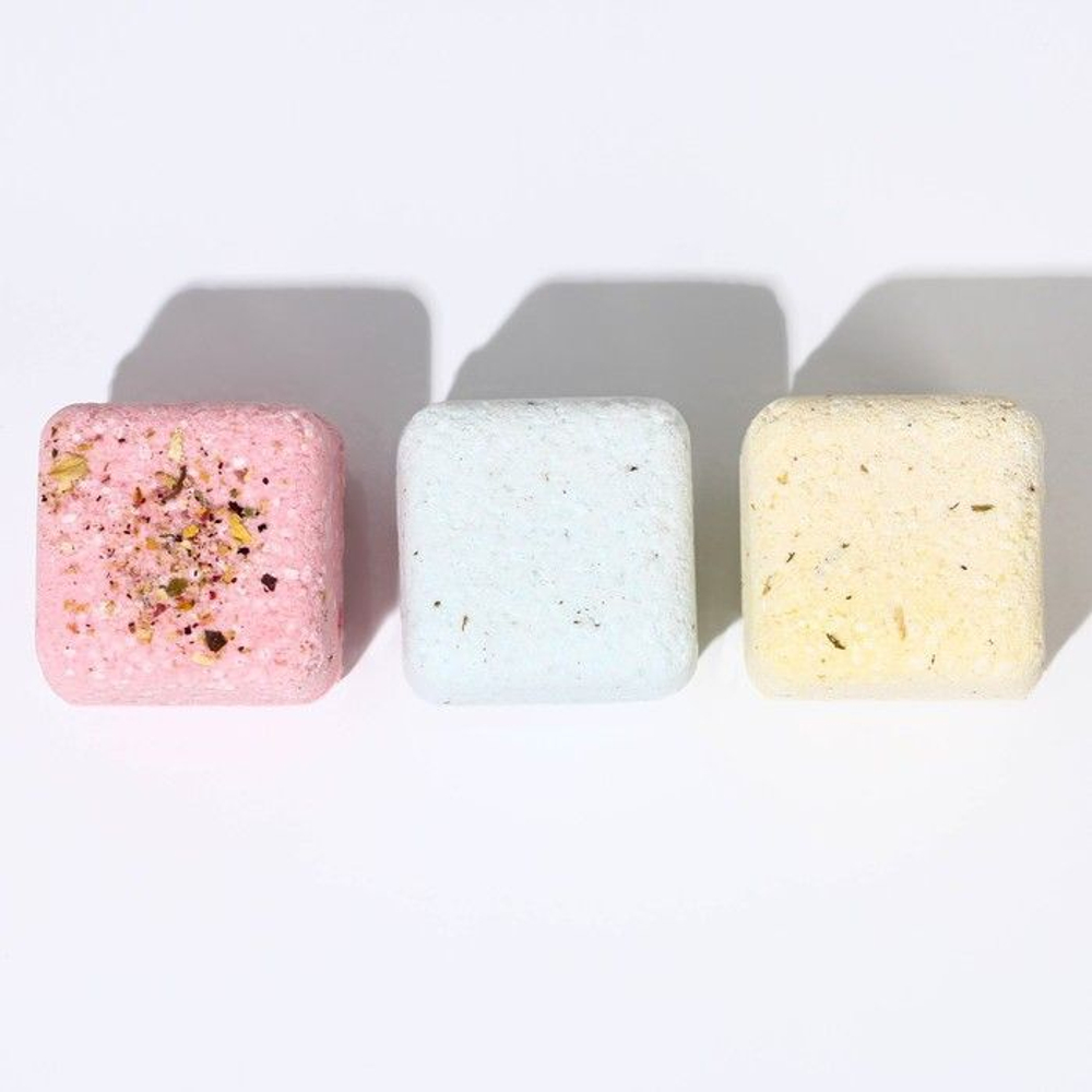 Набор из 3 бомбочек-кубиков для ванны «Spa ароматерапия»