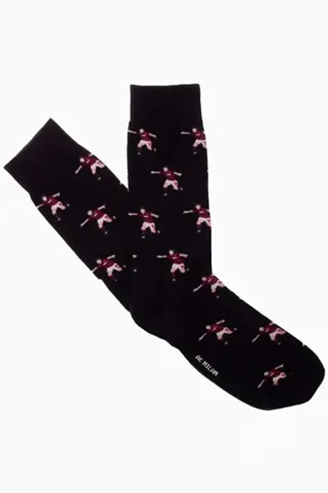 Носки Retro COPA AC Milan 2003 Inzaghi Celebration - черный