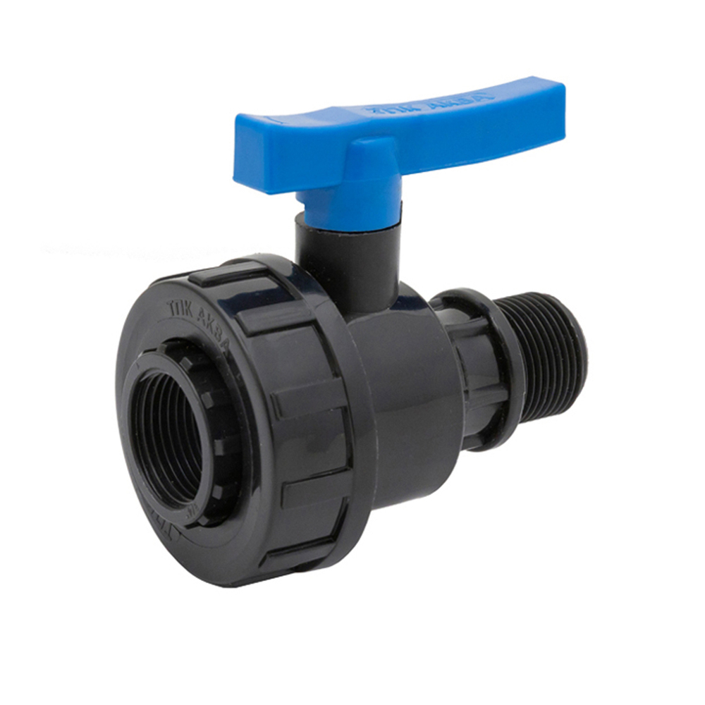Кран шаровой вн/нар 1 1/2" - 1 1/2" ПЭ PN16 ТПК-АКВА