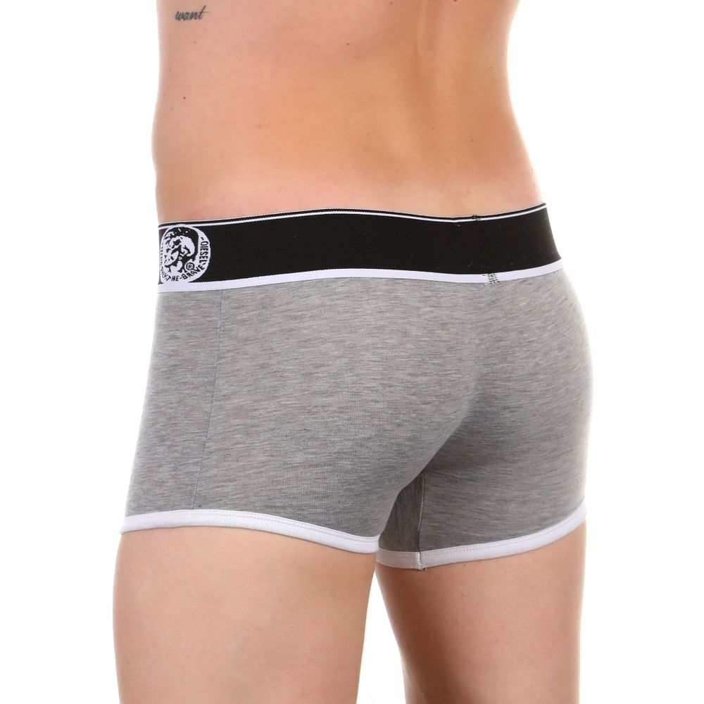 Мужские трусы боксеры серые меланжевые Diesel