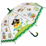 Зонт детский полуавтомат «Ultramarine- Веселые зверята», 8 спиц, d-86, в сложе. виде 65см