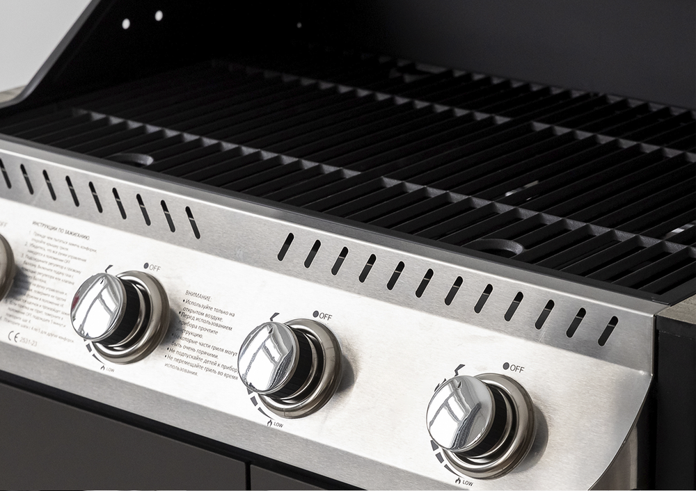 Барбекю комплекс Lounge F-102SGP, 2.1 м, черный/серый каспий