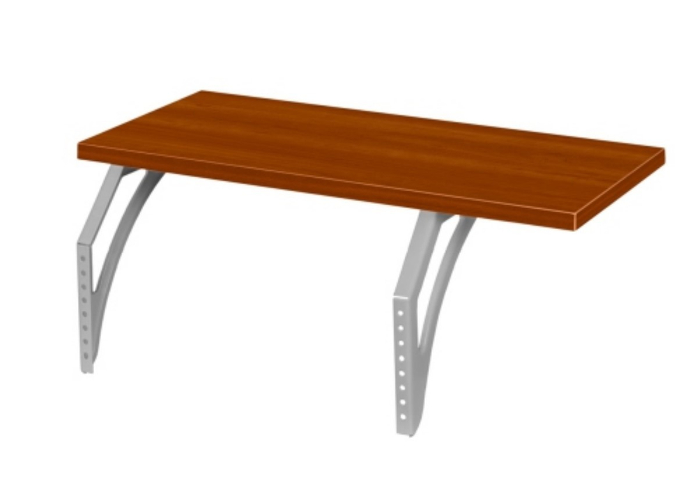 Навесная длинная боковая полка Дэми СУТ.24.230 для столов СУТ.14, СУТ.17, СУТ.24, СУТ.25