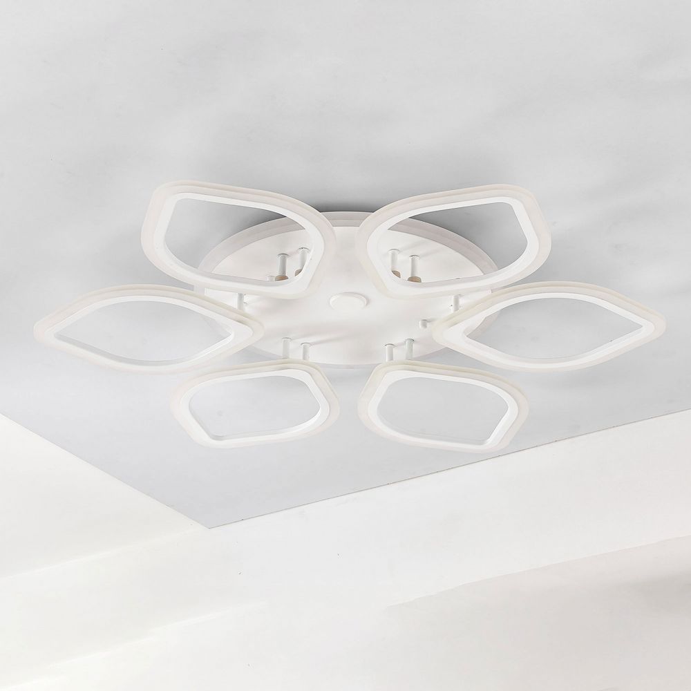 Citilux Ромби Смарт CL236A160E RGB Умная люстра Белая