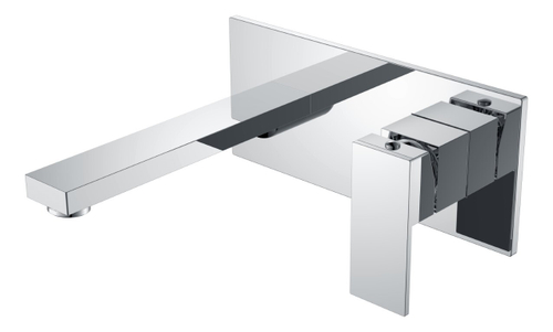 Boheme Смеситель для умывальника из стены Qubic Chrome