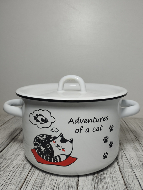 Кастрюля 2л с рис Коты 1610/4