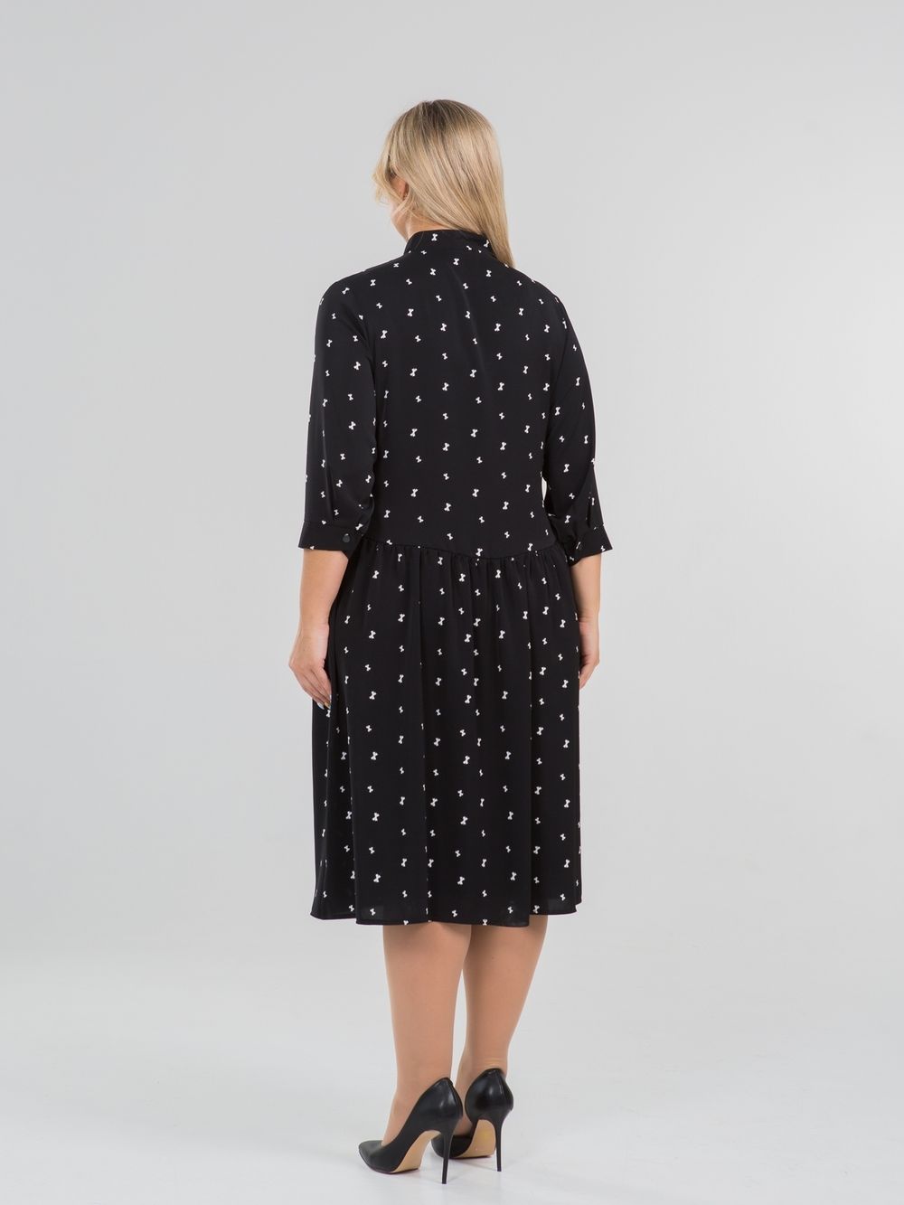 Платье 1329 темно-зеленый Novita (Акция)