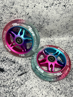 Набор колес HIPExtreme H3 mix 110*24 мм, розовый/голубой/прозрачный