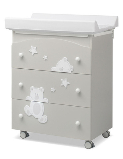 Пеленальный комод с ванночкой Erbesi Cucu