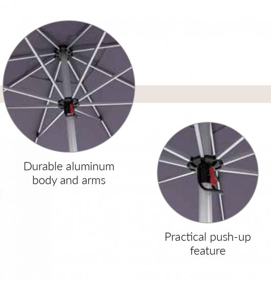 Зонт профессиональный Manuel 2500 белый /зеленый Турция