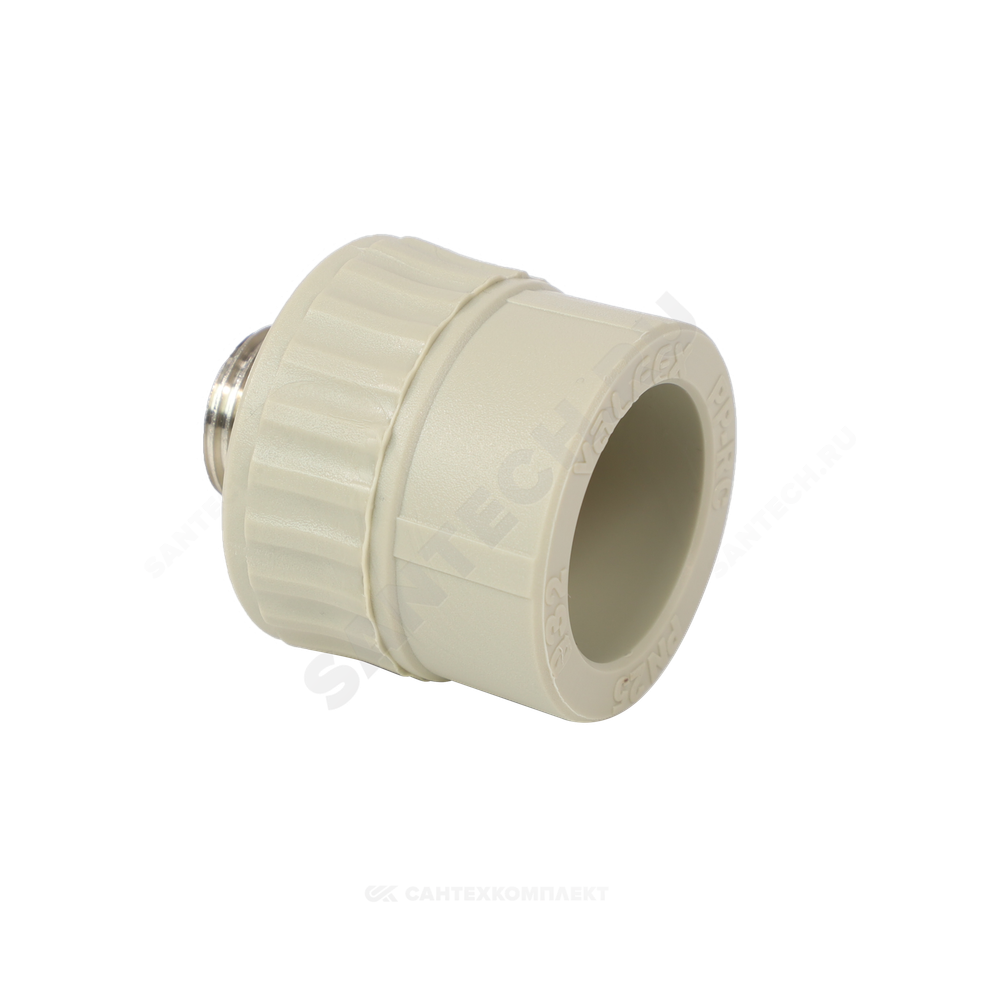 Муфта PP-R комбинированная серая Дн 25х1/2" НР VALFEX 10130125Г