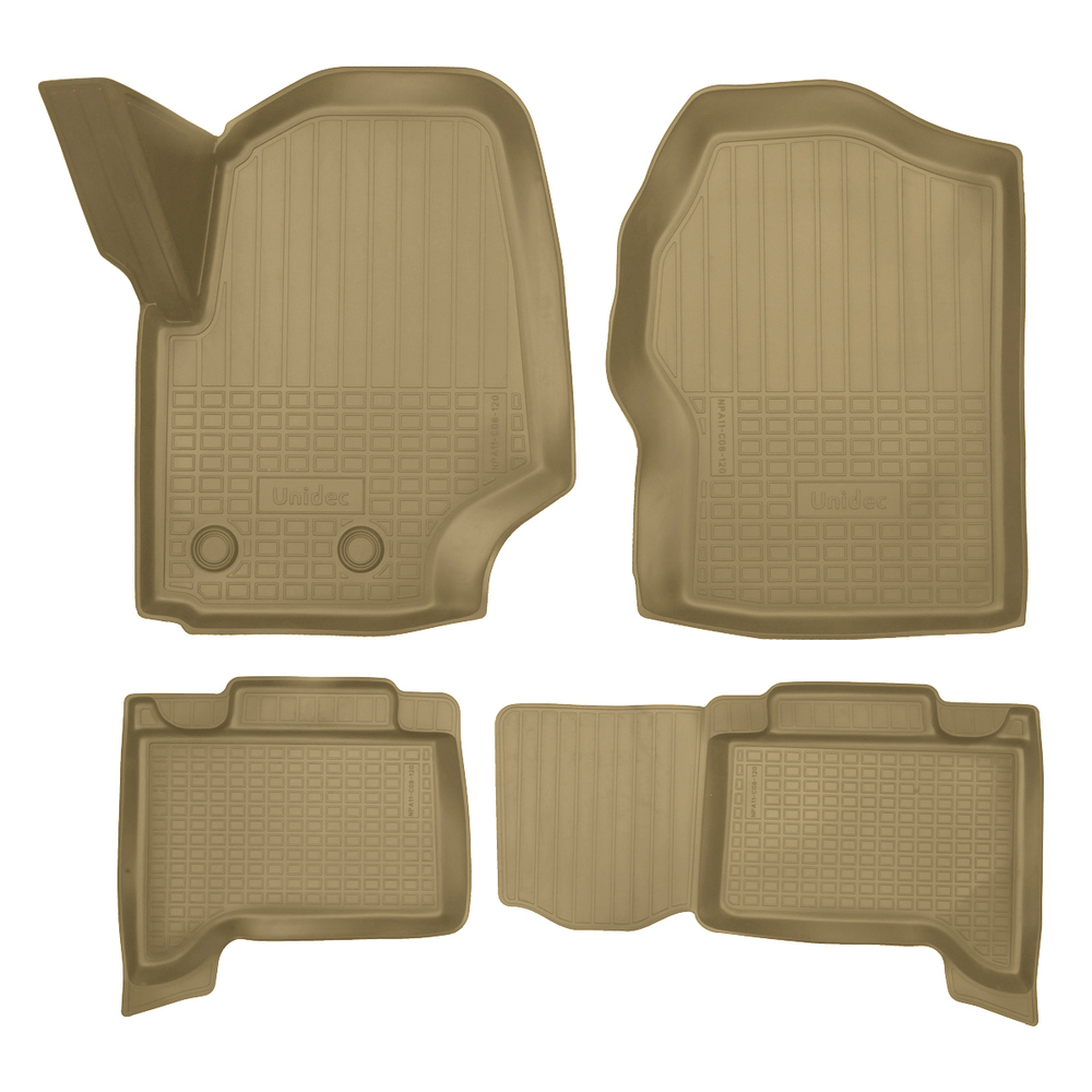 Ковры в салон Norplast/Unidec для BAIC Beijing BJ40P PLUS (2018-), Бежевый, арт.NPA11-C08-120-1-B