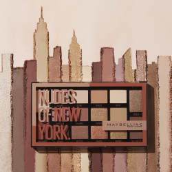MAYBELLINE NEW YORK Nudes Of New York - палитра теней для век, 18 g