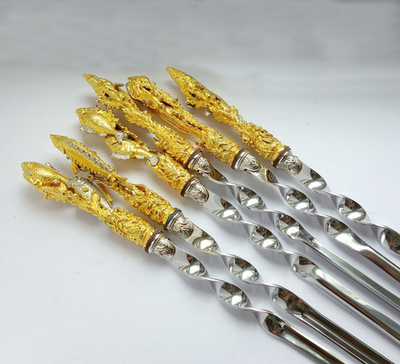 Набор шампуров "Рыбы". Златоуст