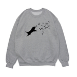 Свитшот "Бордер Колли и бабочки"