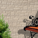 Панель фасадная Доломит Rockvin Слоновая кость 3000х260 мм