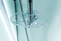 Душевая кабина Esbano (Эсбано) ES-L115CR R, с низким поддоном, с электрикой и LED освещением, 115х85х210