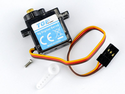 Сервомашинка Top RC 9g для планера Lightning V1, V2, руль высоты, 150мм, надежная и легкая, идеальна для моделирования