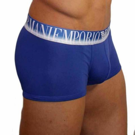 Мужские трусы боксеры Emporio Armani Blue Boxer