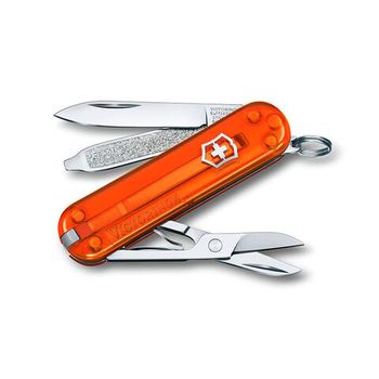 Нож-брелок Victorinox Classic SD Colors "Fire Opal" 58 мм 7 функций (0.6223.T82G)