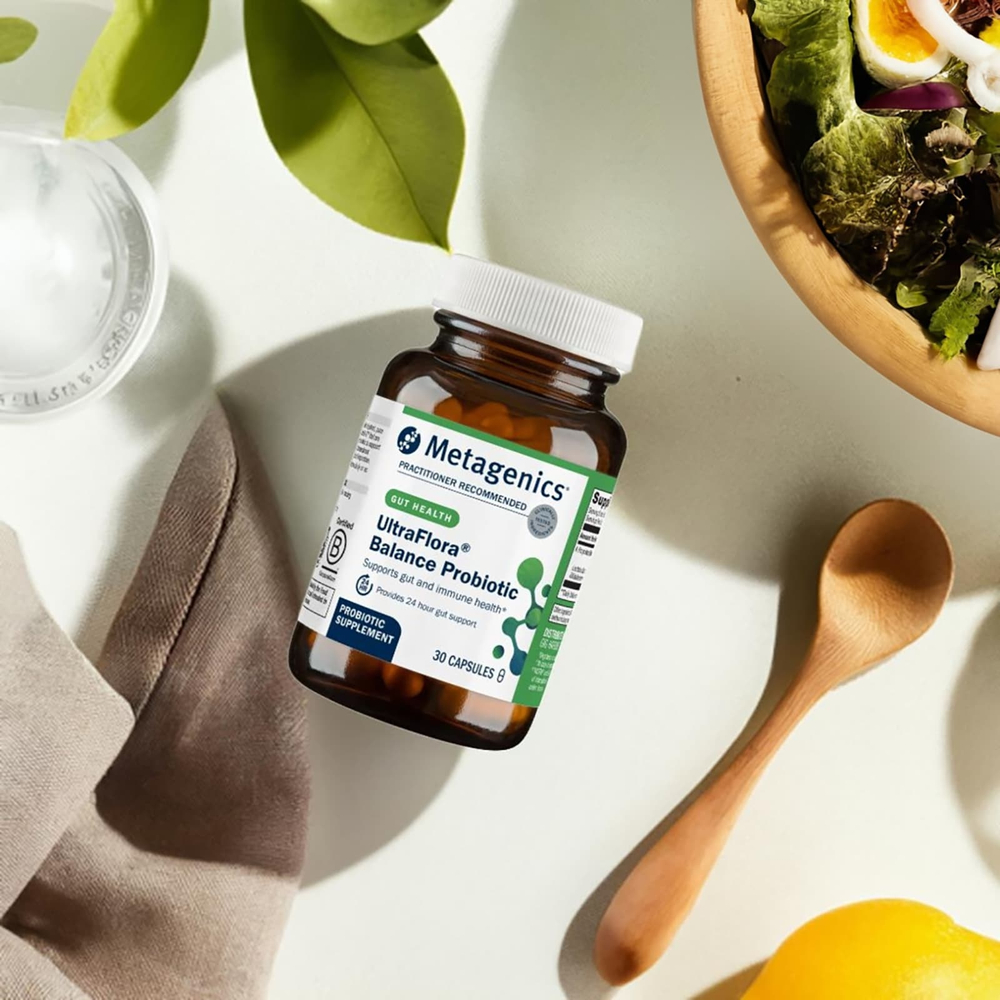 Metagenics, UltraFlora® Balance Probiotic, 55 мг (15 млрд КОЕ), 30 капсул