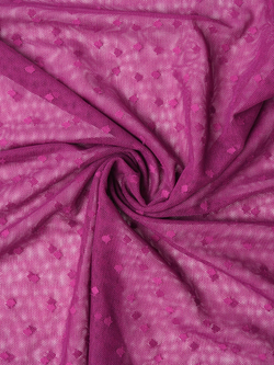 Сетка эластичная слива в горошек 5 мм метражом