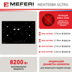 Электрическая варочная панель Meferi MEH755BK ULTRA фото 5