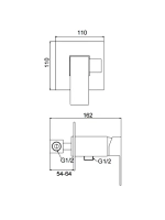 Гигиенический душ со смесителем FRAP F72802-6
