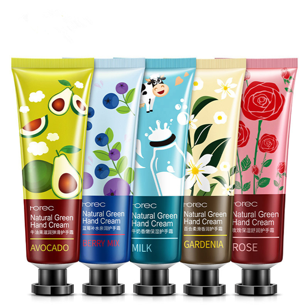 Крем для рук Rorec Plant Natural Green Gardenia Гардения 30 г