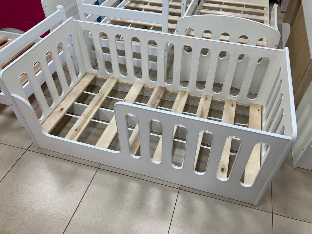 Кровать Укороченная белый (ладе) 800*1600