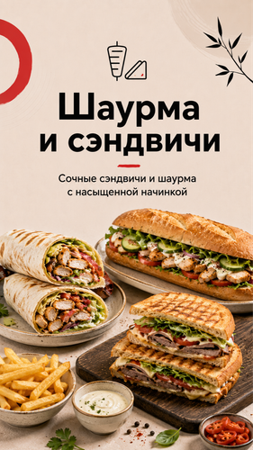 Шаурма и Сэндвичи